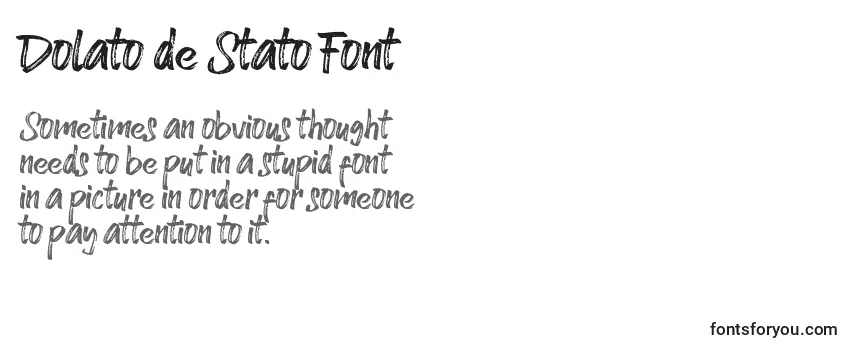 Шрифт Dolato de Stato Font