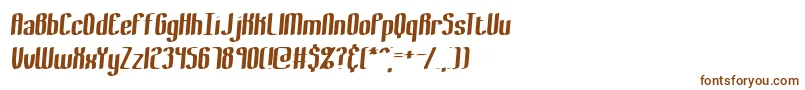 BewilderThickBrk Font – Brown Fonts on White Background