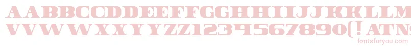 Dollar Bill Font – Pink Fonts on White Background
