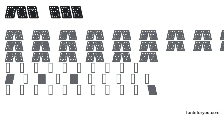 Schriftart Dom brk  – Alphabet, Zahlen, spezielle Symbole