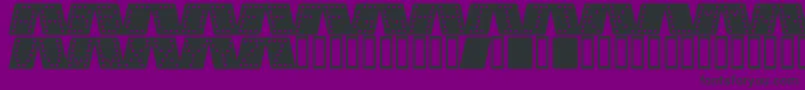 Dom brk  Font – Black Fonts on Purple Background