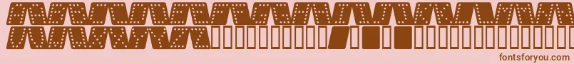 More about Dom brk Font Dom brk Font – Brown Fonts on Pink Background