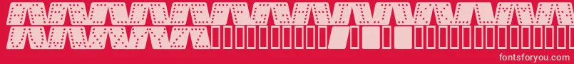 More about Dom brk Font Dom brk Font – Pink Fonts on Red Background