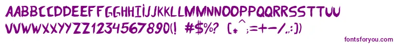 Шрифт dom parquim – фиолетовые шрифты