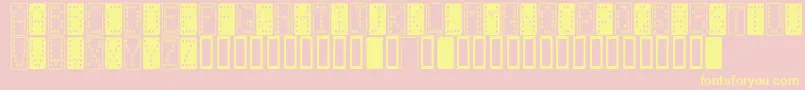 Dom sm   Font – Yellow Fonts on Pink Background