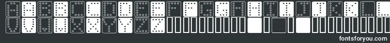 フォントDom sq   – 黒い背景に白い文字