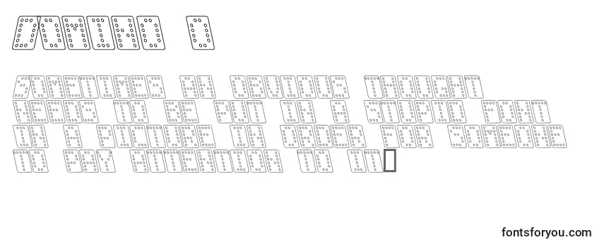Обзор шрифта Domino o