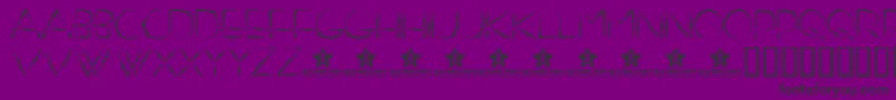 フォントDONOT    – 紫の背景に黒い文字