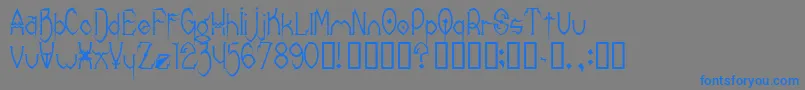 Подробнее о шрифте DONRC Шрифт DONRC – синие шрифты на сером фоне