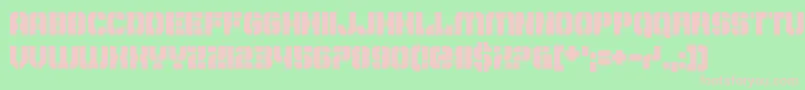 Dont Delay, Act Now Font – Pink Fonts on Green Background