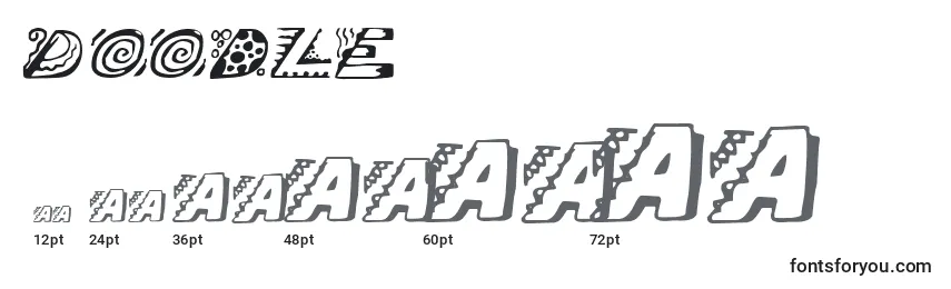 Doodle (125378) Font Sizes