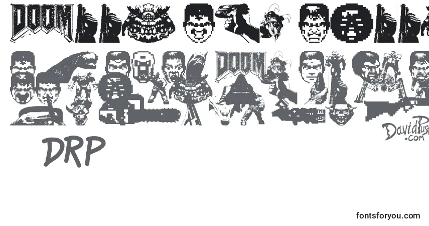 Шрифт Doom And Gloom – алфавит, цифры, специальные символы