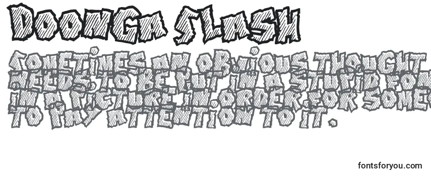 Шрифт Doonga Slash