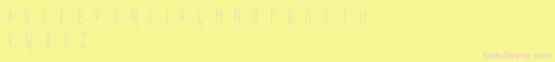 Dooodleista Font – Pink Fonts on Yellow Background