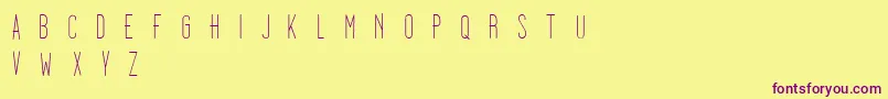 Dooodleista Font – Purple Fonts on Yellow Background