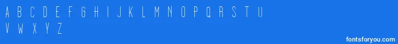 Dooodleista Font – White Fonts on Blue Background