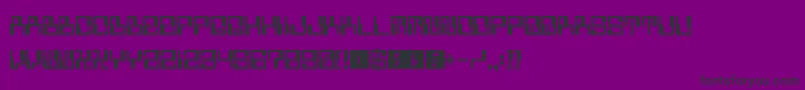 5computerized Font – Black Fonts on Purple Background