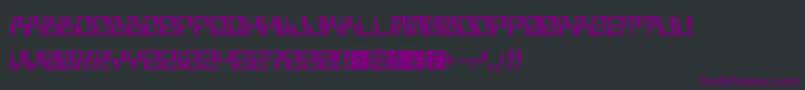 5computerized Font – Purple Fonts on Black Background