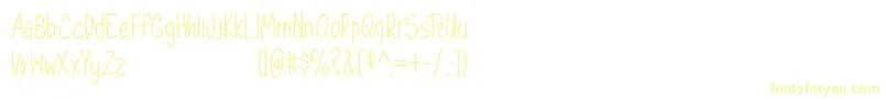 Dorathy   Personal Use Only Font – Yellow Fonts