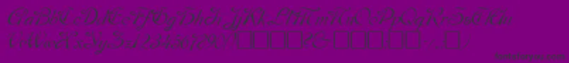 フォントDOS      – 紫の背景に黒い文字