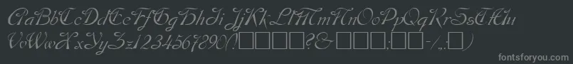 DOS      Font – Gray Fonts on Black Background