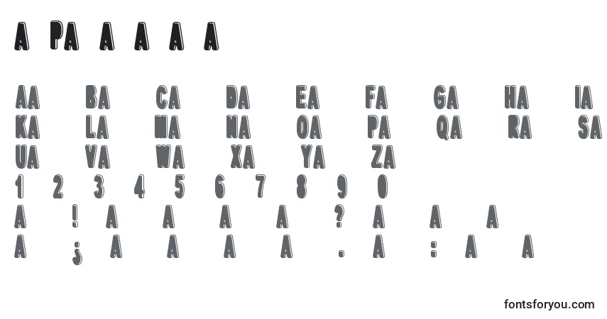 A fonte DPopper (125419) – alfabeto, números, caracteres especiais