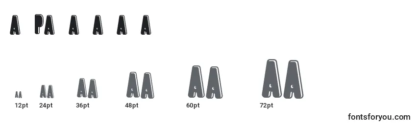 DPopper (125419) Font Sizes