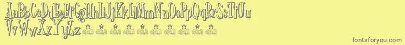 More about Dr Phibes shadow Personal Use Font Dr Phibes shadow Personal Use Font – Gray Fonts on Yellow Background