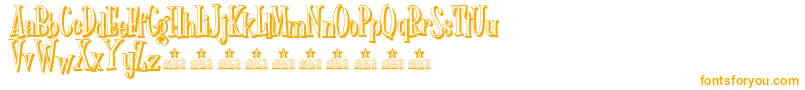 Fonte Dr Phibes shadow Personal Use – fontes laranjas