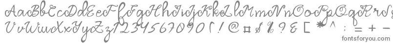 Dragonfly Script-Schriftart – Graue Schriften