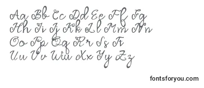 Review of the Dragonfly Script Font