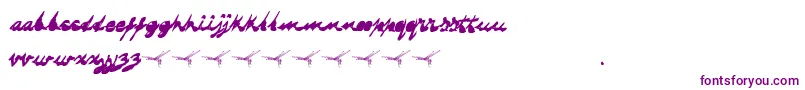 DRAGONFLY-fontti – violetit fontit