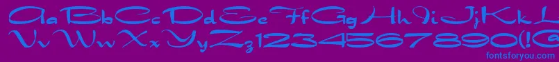 Więcej informacji o czcionce dragonwick fg Czcionka dragonwick fg – niebieskie czcionki na fioletowym tle