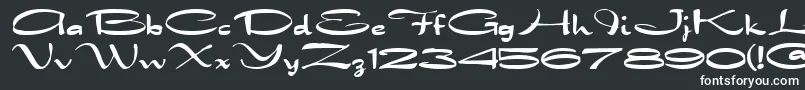 dragonwick fg Font – White Fonts on Black Background