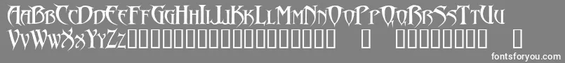 drakon Font – White Fonts on Gray Background