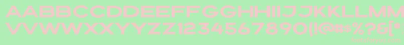 Draper Font – Pink Fonts on Green Background