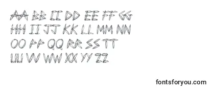 Draw Freehand Font
