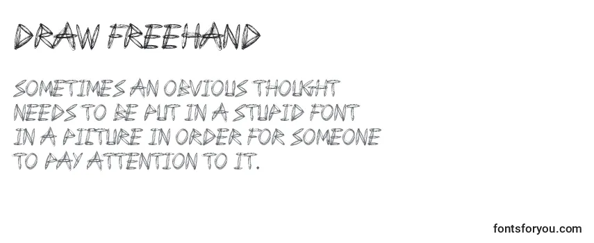 Draw Freehand Font