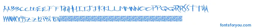 Подробнее о шрифте DrawingMachine Шрифт DrawingMachine – синие шрифты