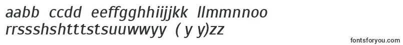 フォントScadaItalic – ハウスフォント