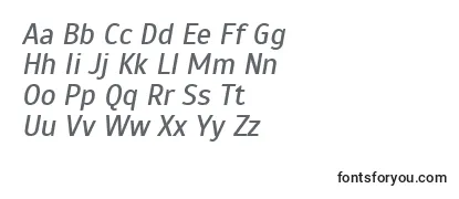 ScadaItalic Font