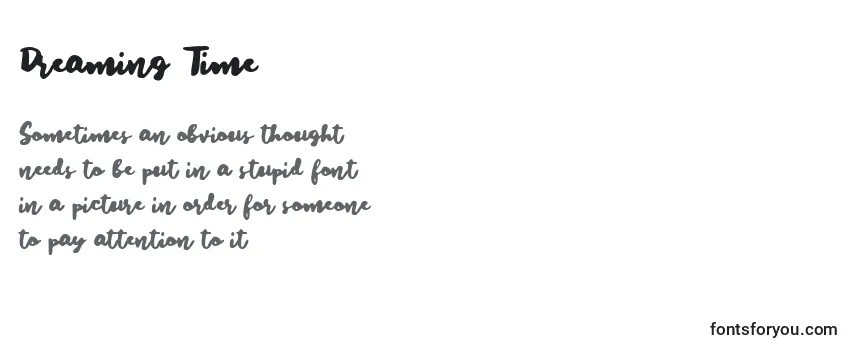 Dreaming Time Font