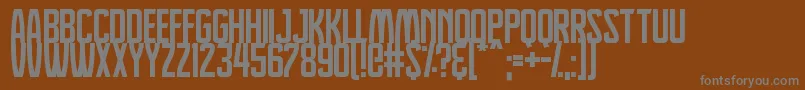 Dreamlands Font – Gray Fonts on Brown Background