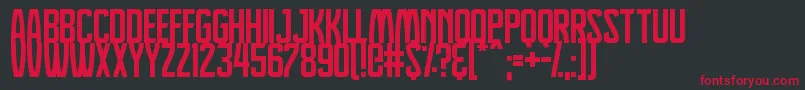 Dreamlands Font – Red Fonts on Black Background