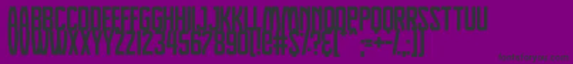 Шрифт Dreamlands – чёрные шрифты на фиолетовом фоне