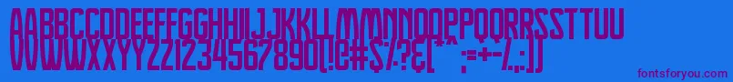 fuente Dreamlands – Fuentes Moradas Sobre Fondo Azul
