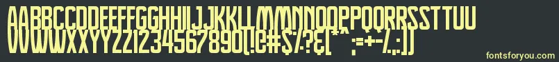 Dreamlands Font – Yellow Fonts on Black Background
