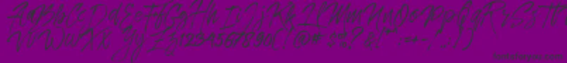 Dreamlight Typeface Free Demo Font – Black Fonts on Purple Background