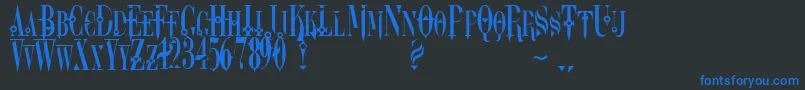 More about Dreamscar Font Dreamscar Font – Blue Fonts on Black Background