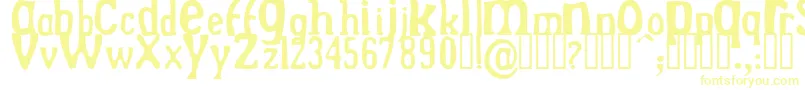 Шрифт DREKN    – жёлтые шрифты